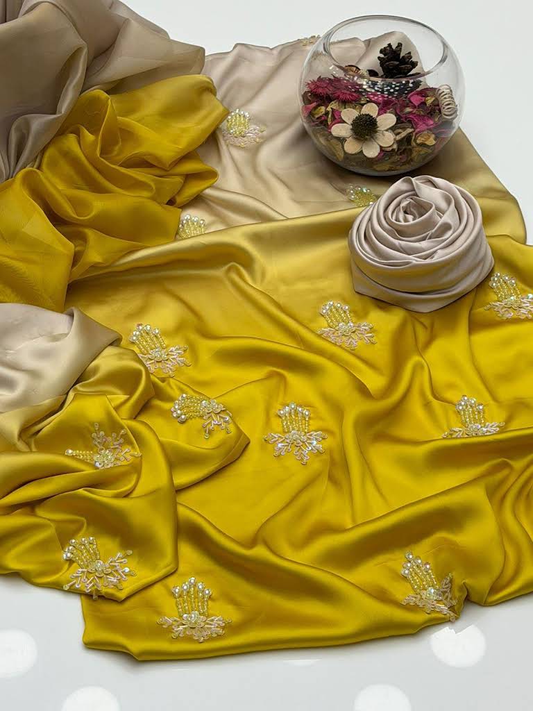 Premium Silk 3 Piece Unstitched Hand Embroidered Suit