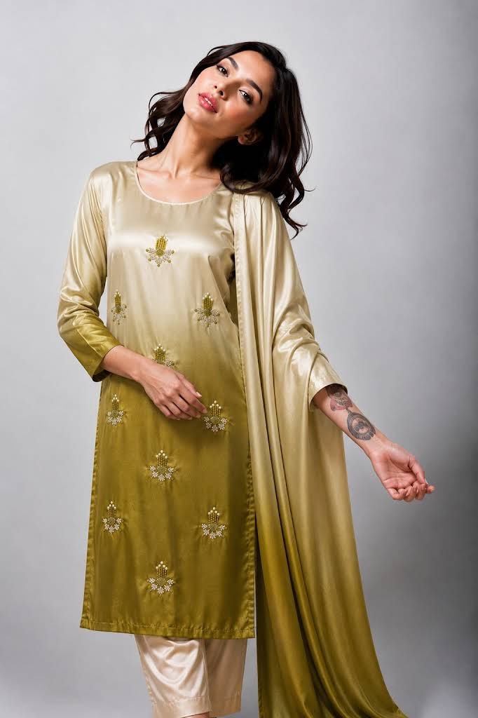 Embroided silk - Womensposhak