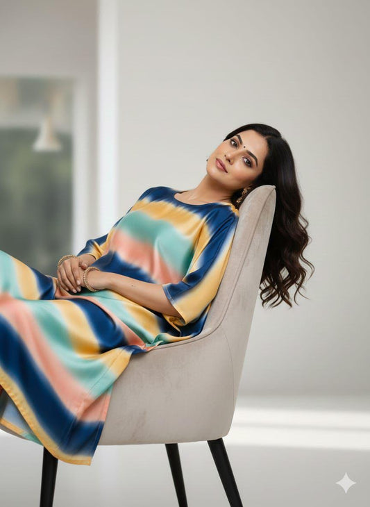 2 Piece Unstitched Maxi Silk Suit - Womensposhak