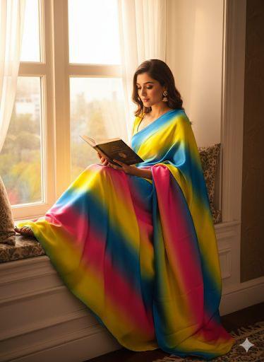 2 Piece Unstitched Maxi Silk Suit - Womensposhak