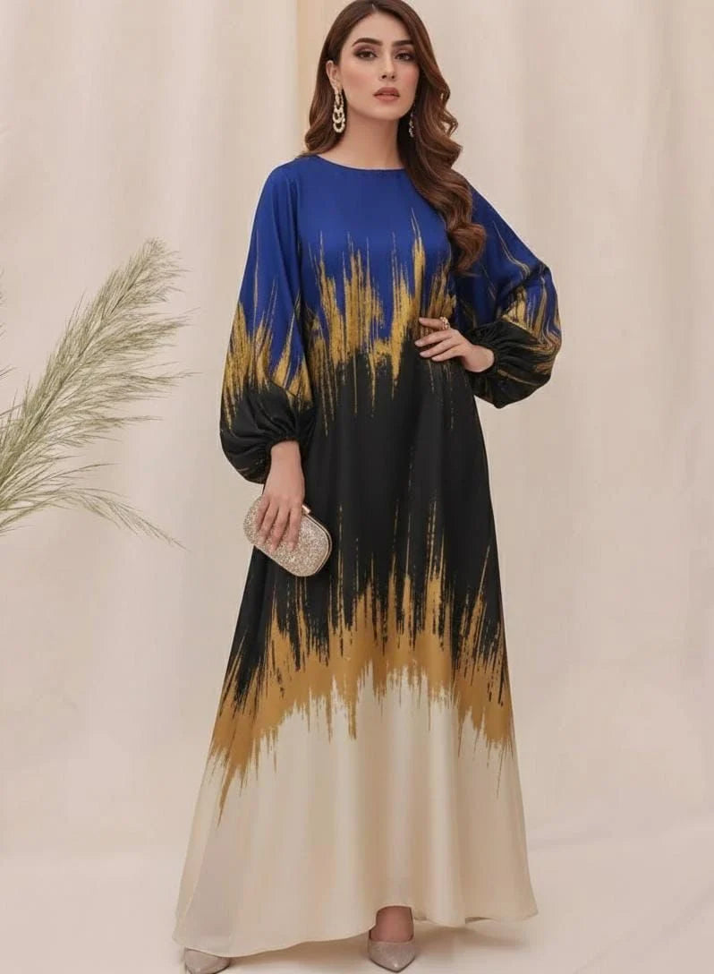 DIgital Printed Shamooz Silk Three piece-Unstitched - Womensposhak